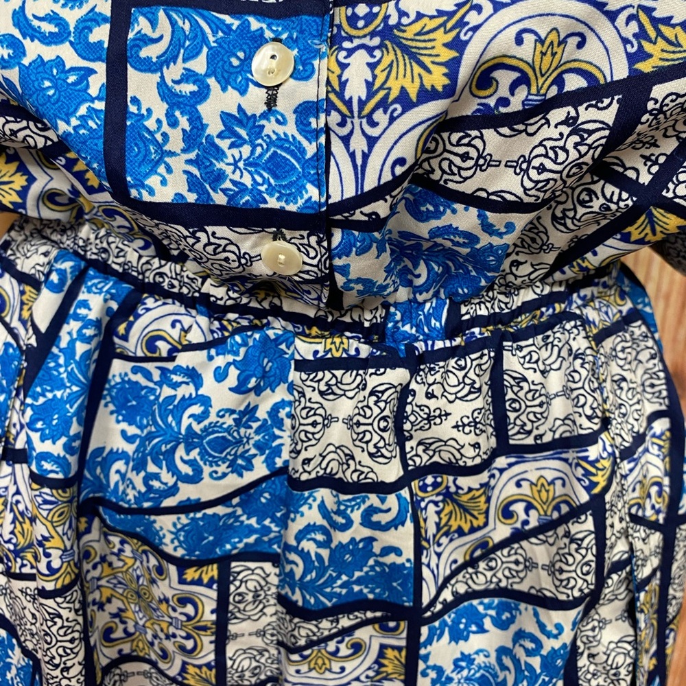 Thread Story Patchwork Print Romper - Picture 4 of 13